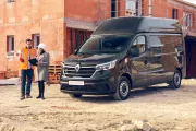 Renault Truck Master in a construction site