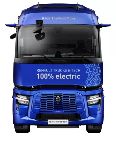 600 км пробігу для вантажівки  Renault Trucks E-Tech T,  починаючи з 2025 року